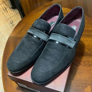 Mezlan Slip-On, Size 12M, Black (Formal)